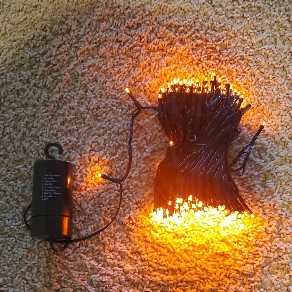 Orange String Lights